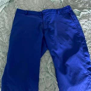 Bright Blue (loud) Nike dry fit golf pants.